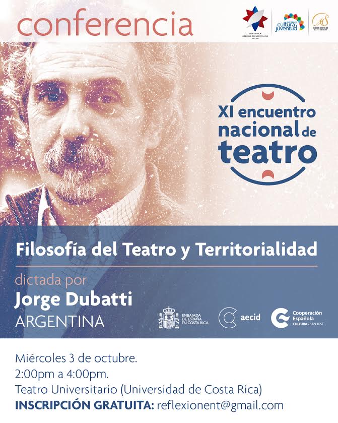 Conferencia con Jorge Dubatti