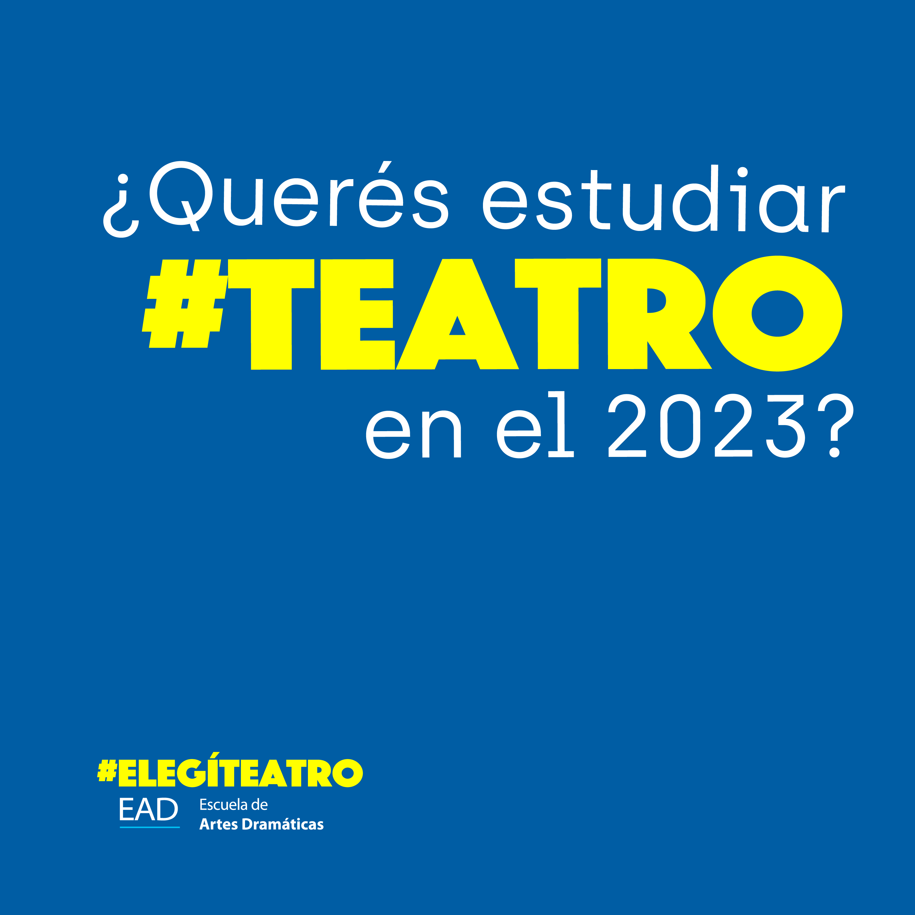 estudiar teatro en el 2023