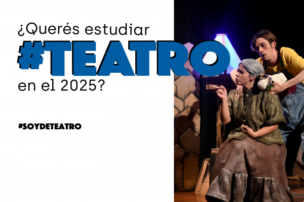 Estudiá teatro en el 2025